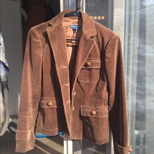 Ralph Lauren Corduroy Blazer Brown